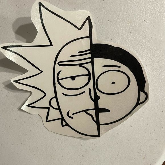 Rick & Morty Vinyl Decal • Stocking Stuffer • Gift - Picture 1 of 6